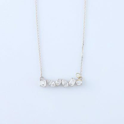 Fancy Cut Diamond Moissanite Diamond Pendant For Women